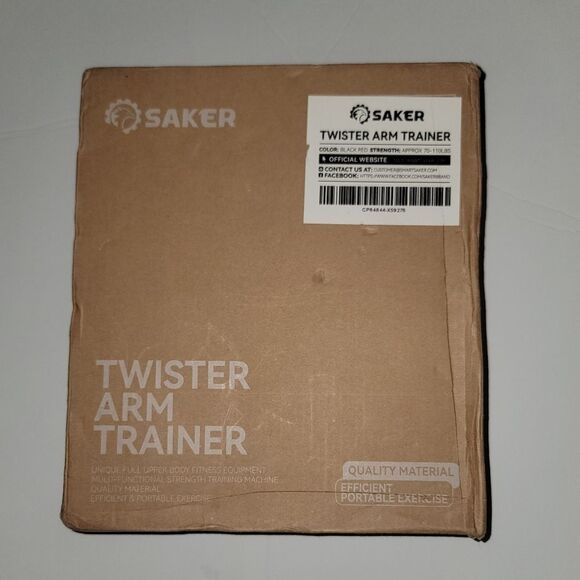 🆕🏋🏽‍♀️Saker Twister Arm Trainer - Blk/Red, 70 - 110 lbs - Picture 8 of 9